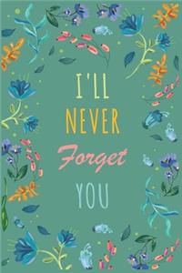 Password Book I'll Never Forget You