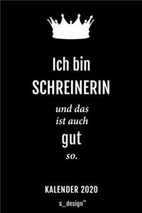 Kalender 2020 für Schreiner / Schreinerin