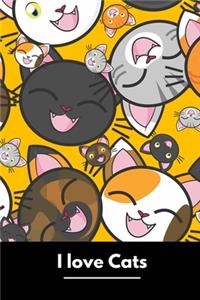 I Love Cats Composition Notebook