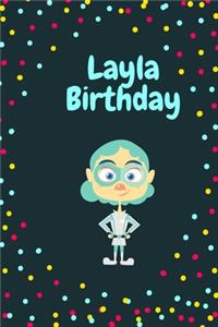 Layla Birthday Cute Hero Gift _ Layla Notebook