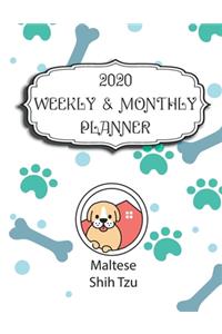 2020 Maltese Shih Tzu Planner