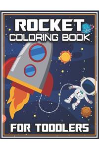 Rocket Coloring Book for Toddlers