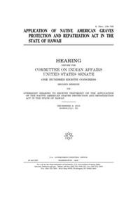 Application of Native American Graves Protection and Repatriation Act in the state of Hawaii