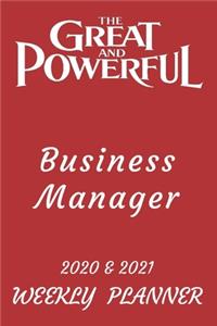 2020 & 2021 Two-Year Daily Planner - Best Gift For Business Manager - Funny Appointment Book - Two Year Weekly Agenda Notebook For Managing Goals