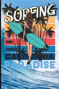 Surfing San Diego California Paradise
