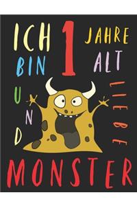 Ich bin 1 Jahre alt und liebe Monster