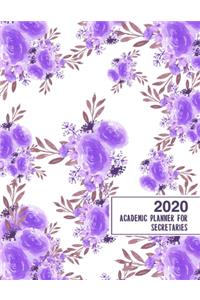 2020 Academic Planner for Secretaries