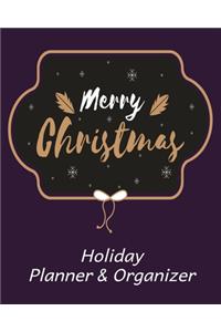 Merry Christmas Holiday Planner & Organizer