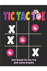 Tic Tac Toe 1200 Blank Tic-Tac-Toe Grid Game Boards