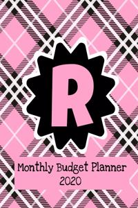 Monthly Budget Planner 2020