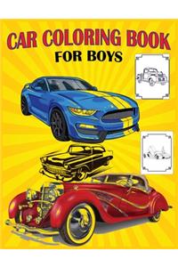 Car Coloring Book For Boys