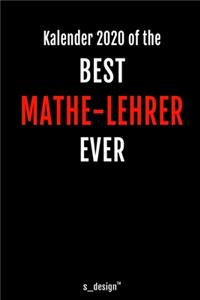 Kalender 2020 für Mathe-Lehrer