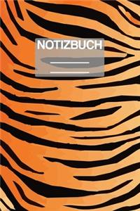 Notizbuch A5 Muster Tiger Fell