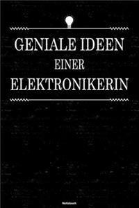 Geniale Ideen einer Elektronikerin Notizbuch