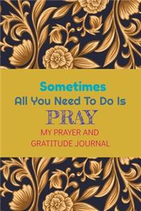 My Prayer and Gratitude Journal