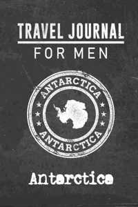 Travel Journal for Men Antarctica