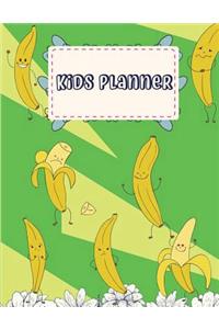 Kids Planner: Happy Banana, School Planner with Class Schedules, Passwords, Notes and Daily Planner, Homework, Checklist...120 Pages 8.5