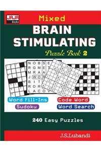 Mixed Brain Stimulating Puzzle Book 2