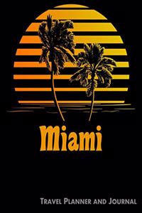 Miami Travel Planner and Journal