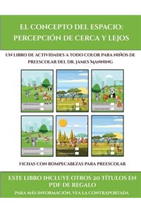 Fichas con rompecabezas para preescolar (El concepto del espacio