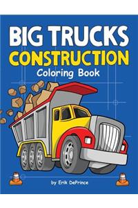 Big Trucks Construction Coloring Book