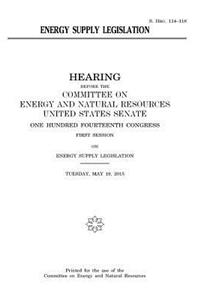 Energy supply legislation