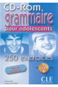 Grammaire. 250 Exercices Pour Les Adolescents CD-ROM (Beginner)