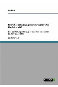 Führt Globalisierung zu mehr weltweiter Ungleichheit?