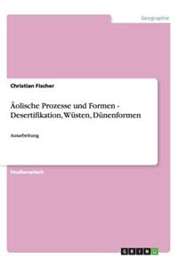 Äolische Prozesse und Formen - Desertifikation, Wüsten, Dünenformen