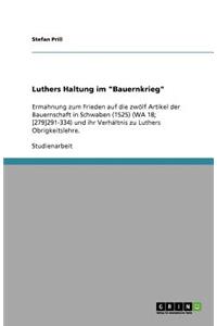 Luthers Haltung im 