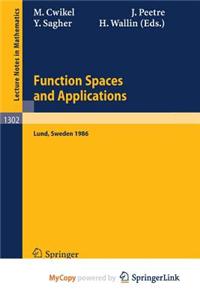 Function Spaces and Applications