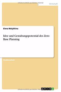 Idee und Gestaltungspotential des Zero Base Planning