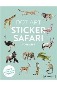 Dot Art Sticker Safari