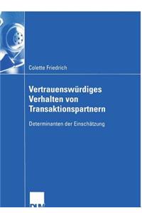 Vertrauenswürdiges Verhalten Von Transaktionspartnern