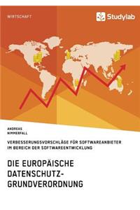 europäische Datenschutz-Grundverordnung. Verbesserungsvorschläge für Softwareanbieter im Bereich der Softwareentwicklung