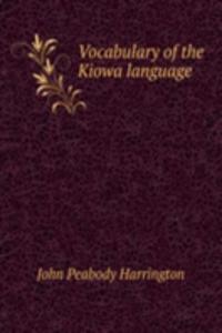 Vocabulary of the Kiowa language