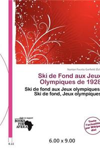 Ski de Fond Aux Jeux Olympiques de 1928