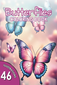 Butterflies Coloring Book