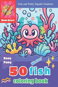 50 Fish Coloring Book