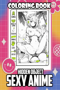 Hidden Object Sexy Anime Coloring Book