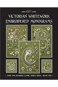 Victorian Whitework Embroidered Monograms