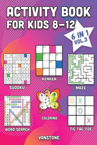 Activity Book for Kids 8-12