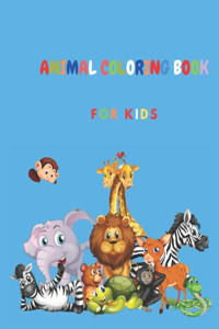 Animal Coloring Book for Kids: Amazing Forest Animals Coloring Book for Kids -Great Gift for Boys & Girls