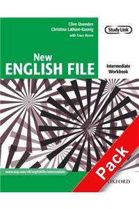 New English File: Intermediate: Workbook with MultiROM Pack