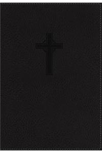 NKJV, Ultraslim Reference Bible, Imitation Leather, Black, Indexed, Red Letter Edition