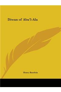 Diwan of Abu'l-Ala (1915)