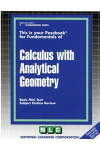 CALCULUS WITH ANALYTICAL GEOMETRY