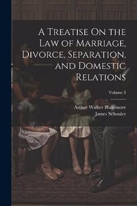 Treatise On the Law of Marriage, Divorce, Separation, and Domestic Relations; Volume 3
