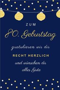 Zum 80. Geburtstag gratulieren wir dir recht herzlich und wünschen dir alles Gute