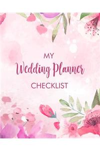 My wedding planner checklist